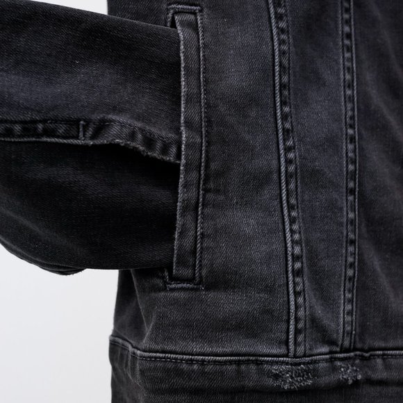 Frame Grey Denim Jacket - Picture 7 of 14